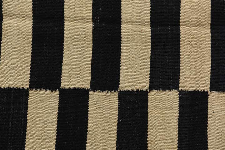 3' 4 x 5' 2 Hand Woven Kilim Modern Wool Rug