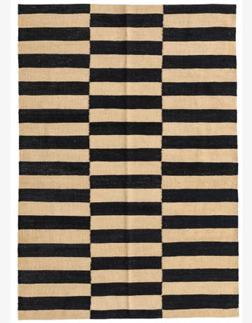3' 5 x 5' Hand Woven Kilim Modern Wool Rug