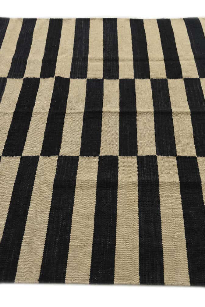 4' 2 x 5' 9 Hand Woven Kilim Modern Wool Rug