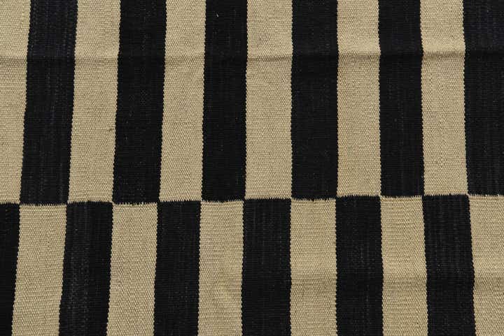 4' 2 x 5' 9 Hand Woven Kilim Modern Wool Rug