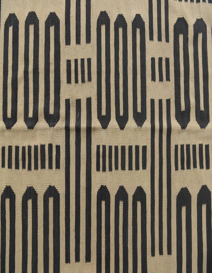 Detail image of 6' x 7' 5  Hand Woven Kilim Modern Wool Rug