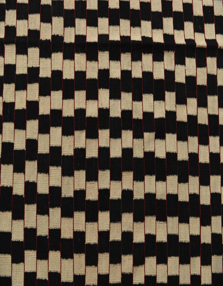 Detail image of 6' 7 x 9' 4  Hand Woven Kilim Modern Wool Rug