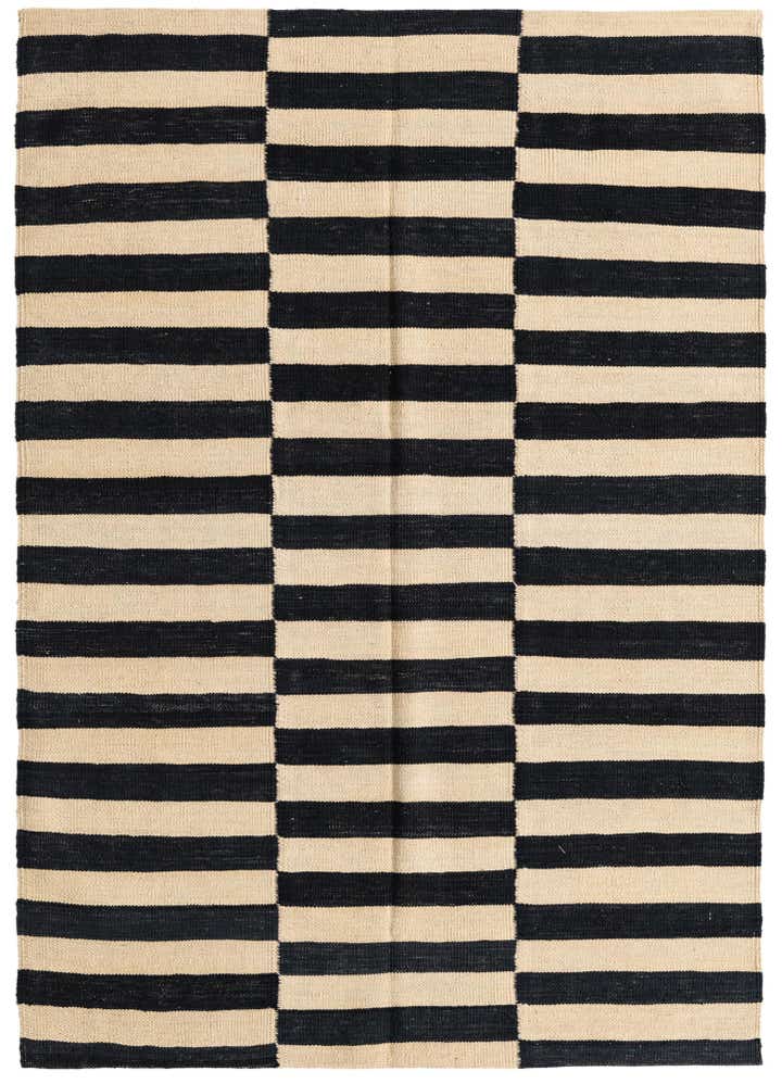 4' 3 x 6' Hand Woven Kilim Modern Wool Rug