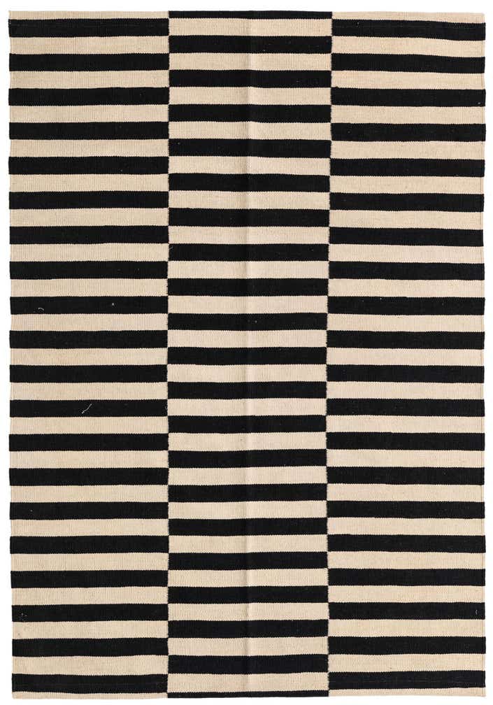 4' 1 x 5' 10 Hand Woven Kilim Modern Wool Rug
