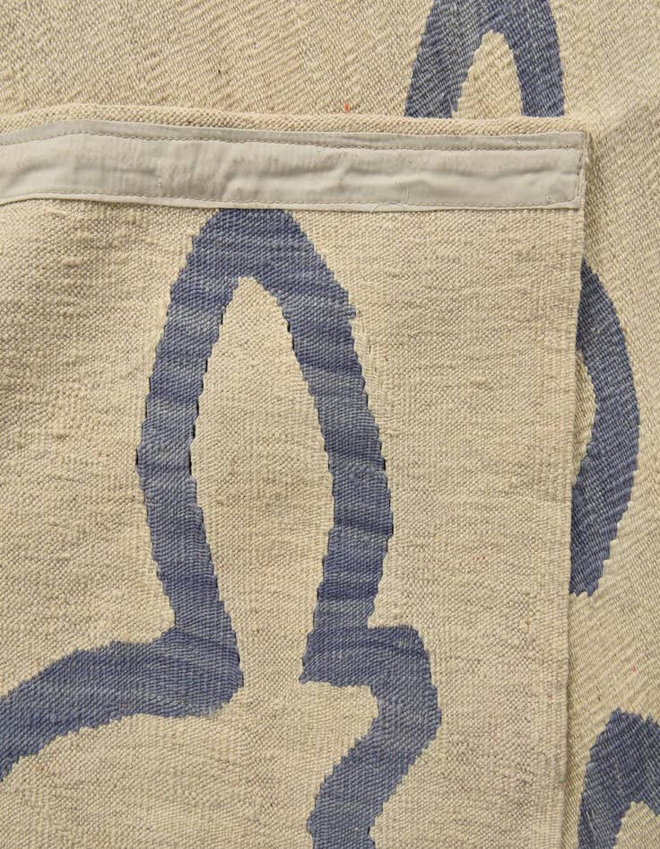 Detail image of 8' x 9' 6  Hand Woven Kilim Modern Wool Rug