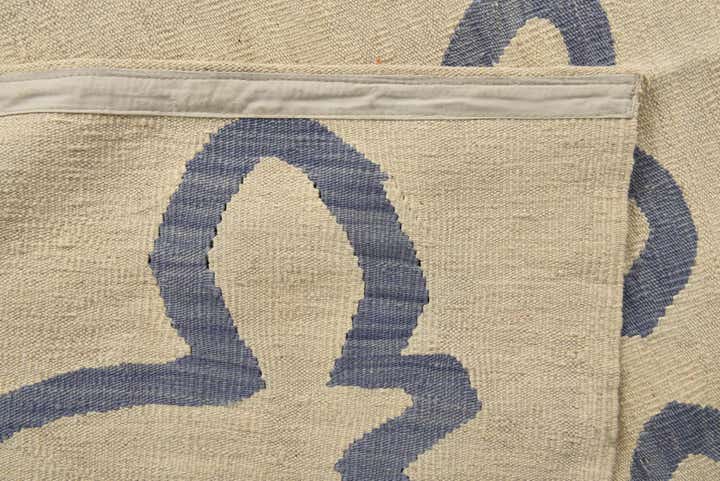 8' x 9' 6 Hand Woven Kilim Modern Wool Rug