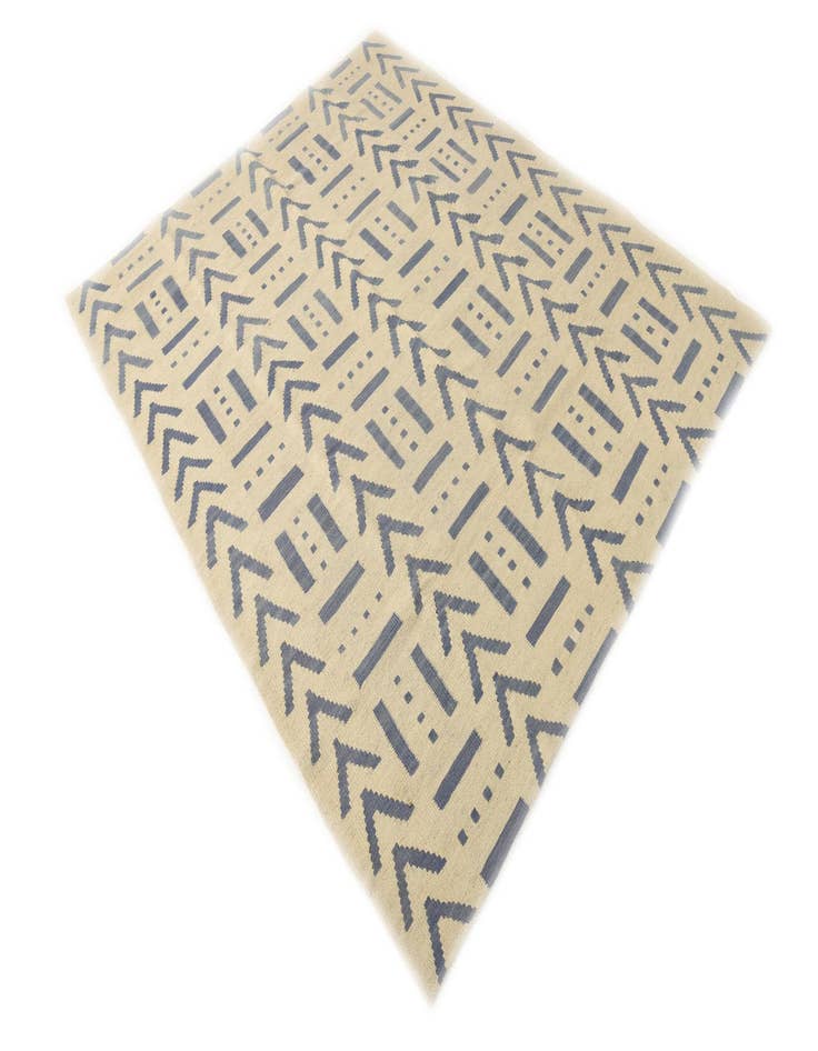 Detail image of 5' 2 x 6' 5  Hand Woven Kilim Modern Wool Rug