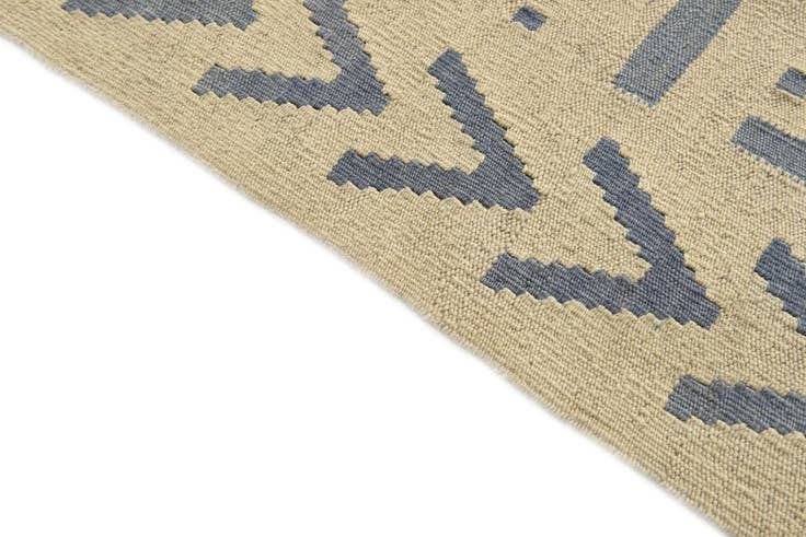 Detail image of 5' 2 x 6' 5 Hand Woven Kilim Modern Wool Rug