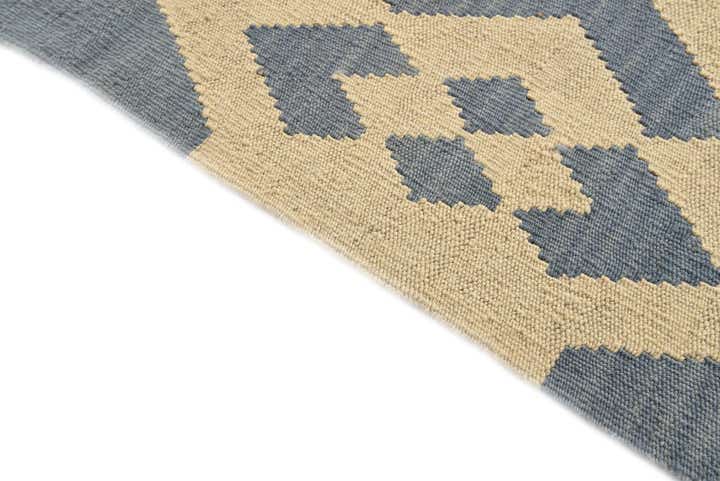 6' 2 x 8' 2 Hand Woven Kilim Modern Wool Rug
