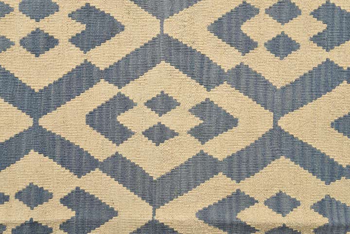 6' 2 x 8' 2 Hand Woven Kilim Modern Wool Rug