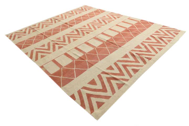 8' 3 x 10' Hand Woven Kilim Modern Wool Rug