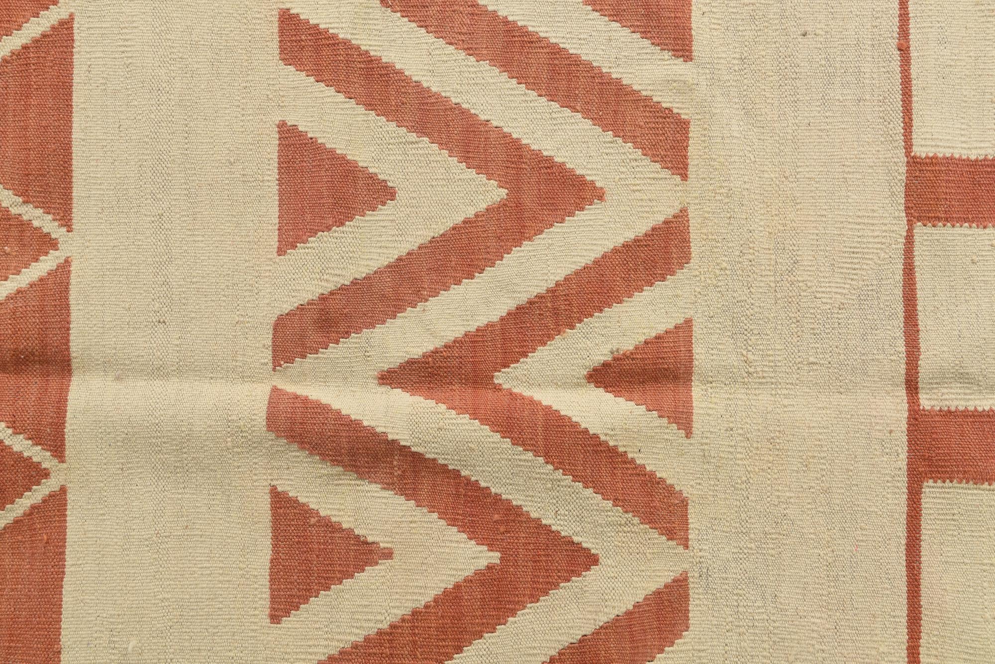 8' 3 x 10' Hand Woven Kilim Modern Wool Rug
