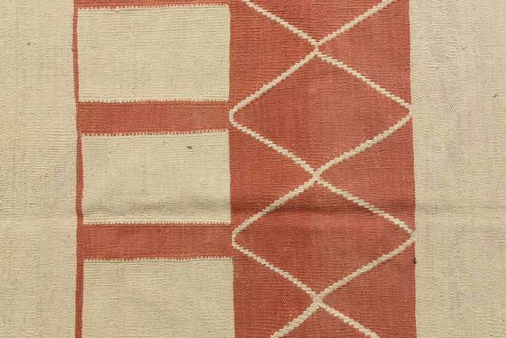 8' 3 x 10' Hand Woven Kilim Modern Wool Rug