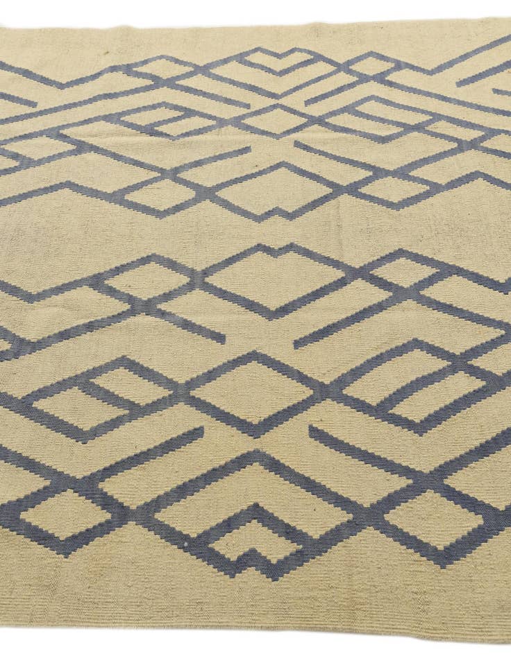 Detail image of 6' x 8' 2  Hand Woven Kilim Modern Wool Rug