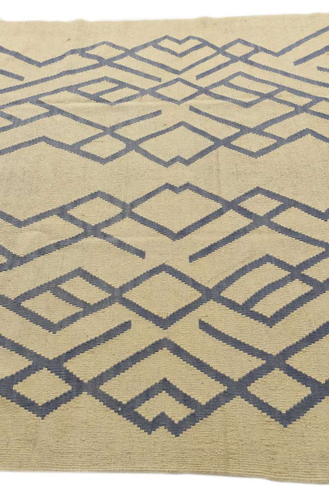 6' x 8' 2 Hand Woven Kilim Modern Wool Rug