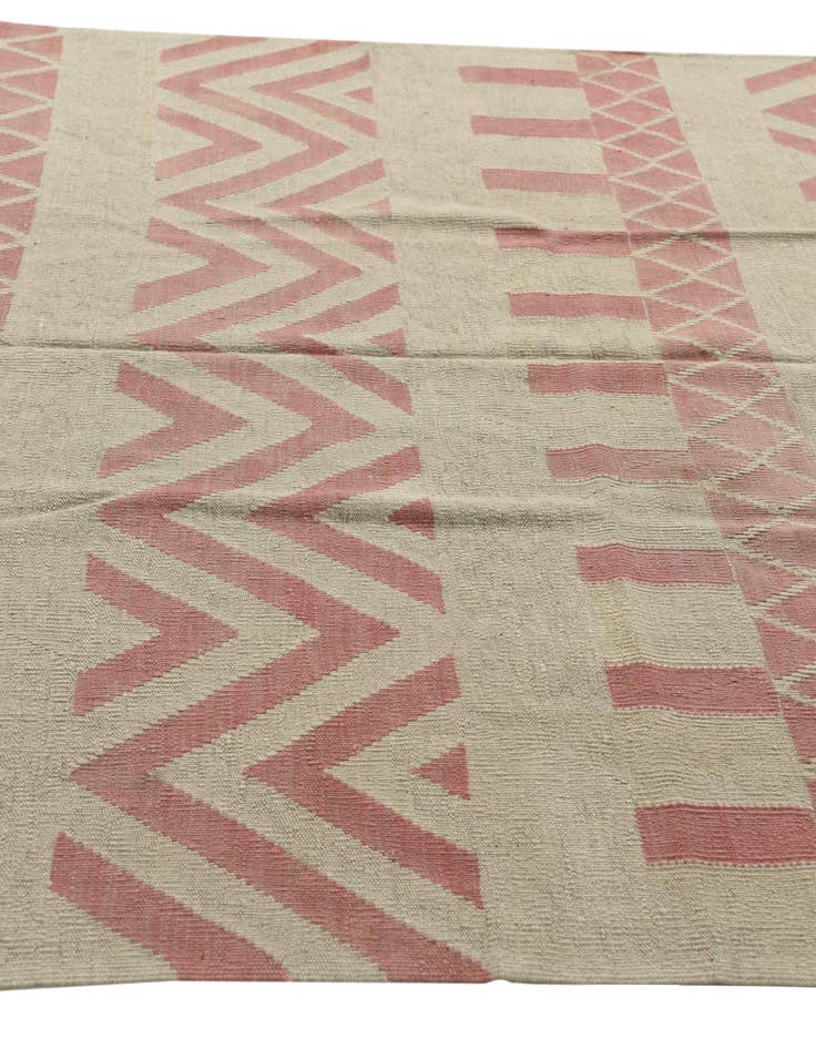 Detail image of 5' 9 x 7' 6  Hand Woven Kilim Modern Wool Rug