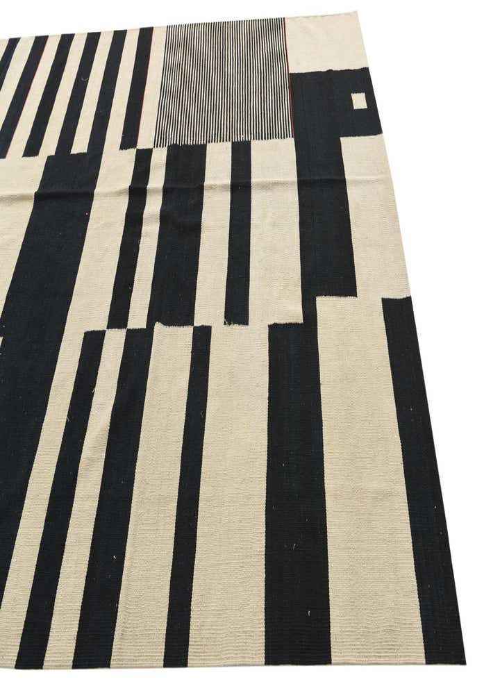 6' 6 x 9' 6 Hand Woven Kilim Modern Wool Rug