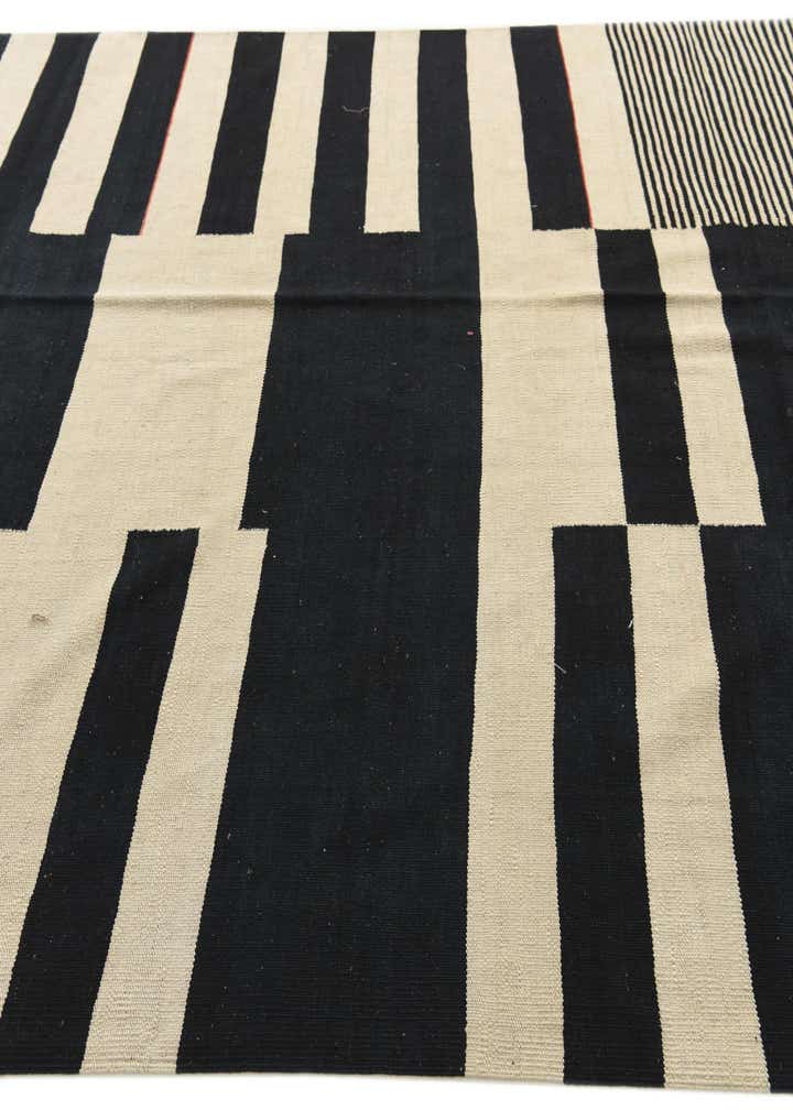 6' 6 x 9' 6 Hand Woven Kilim Modern Wool Rug