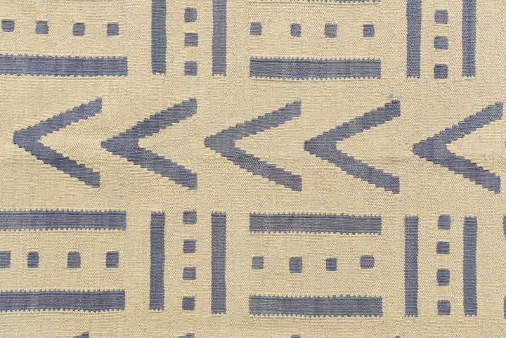 5' 3 x 6' 5 Hand Woven Kilim Modern Wool Rug