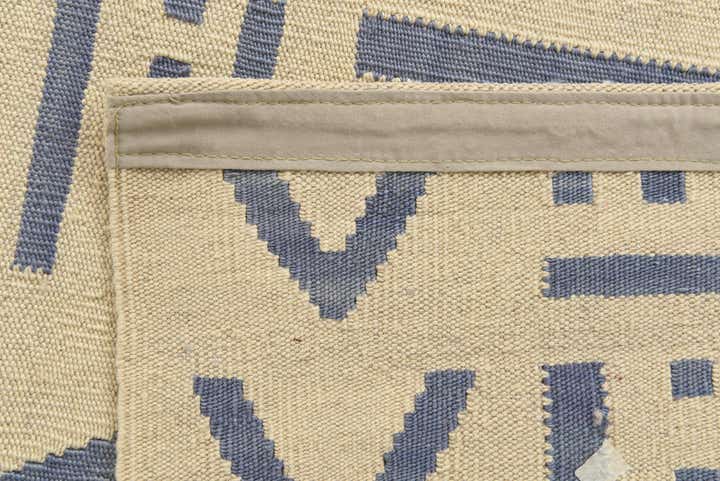 5' 3 x 6' 5 Hand Woven Kilim Modern Wool Rug