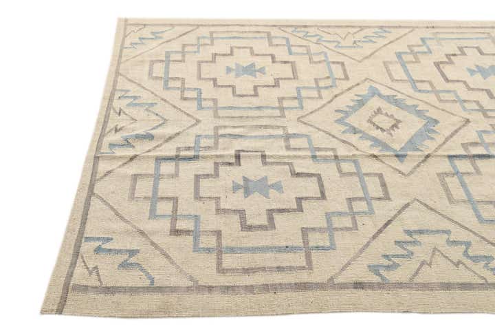 6' x 8' Hand Woven Kilim Modern Wool Rug