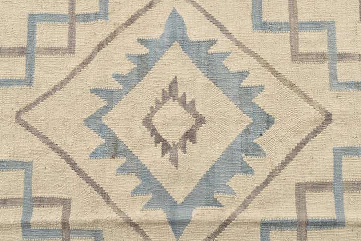 6' x 8' Hand Woven Kilim Modern Wool Rug
