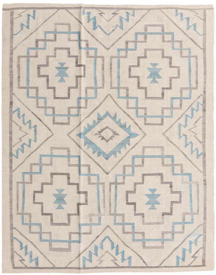 6' x 8' Hand Woven Kilim Modern Wool Rug