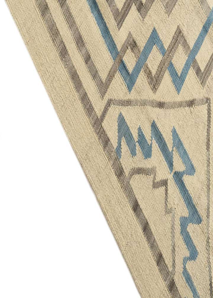 6' x 7' 6 Hand Woven Kilim Modern Wool Rug
