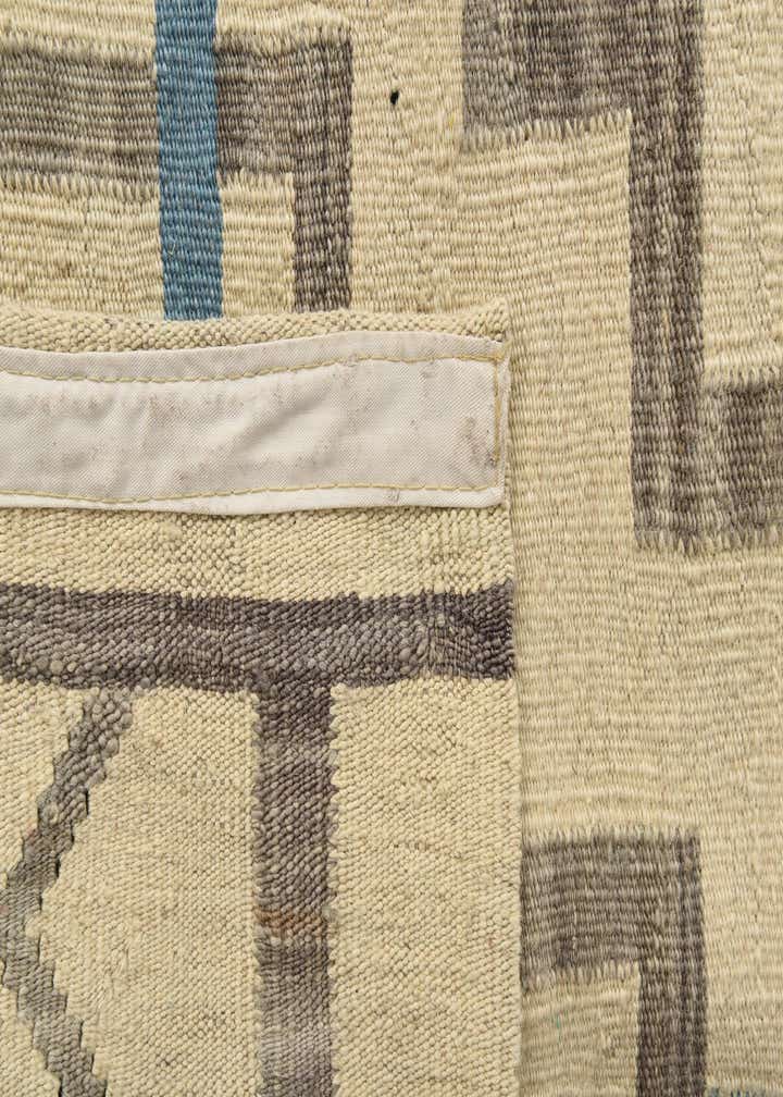 6' x 7' 6 Hand Woven Kilim Modern Wool Rug
