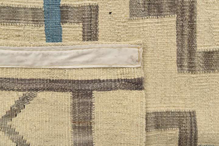 6' x 7' 6 Hand Woven Kilim Modern Wool Rug