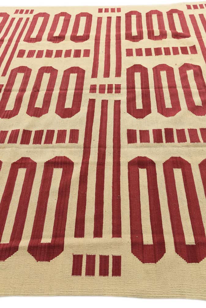 8' 3 x 9' 8 Hand Woven Kilim Modern Wool Rug
