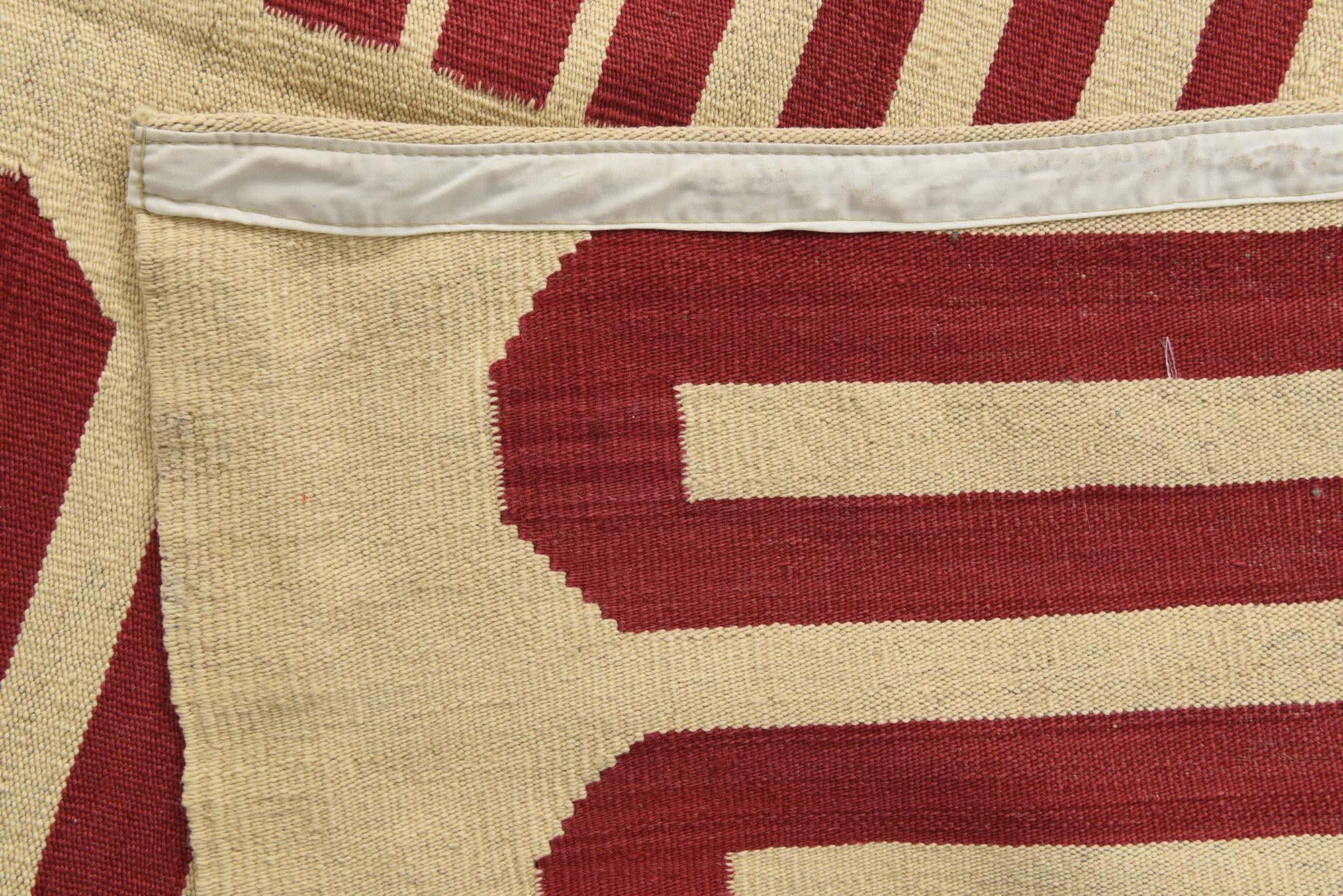 8' 3 x 9' 8 Hand Woven Kilim Modern Wool Rug
