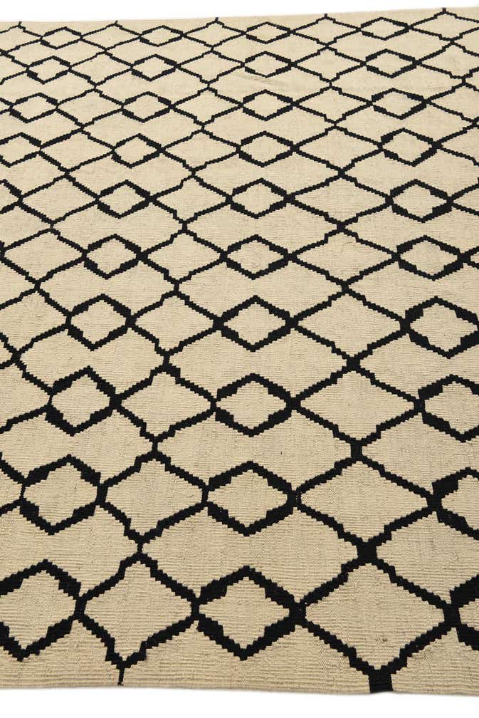 7' 2 x 10' Hand Woven Kilim Modern Wool Rug