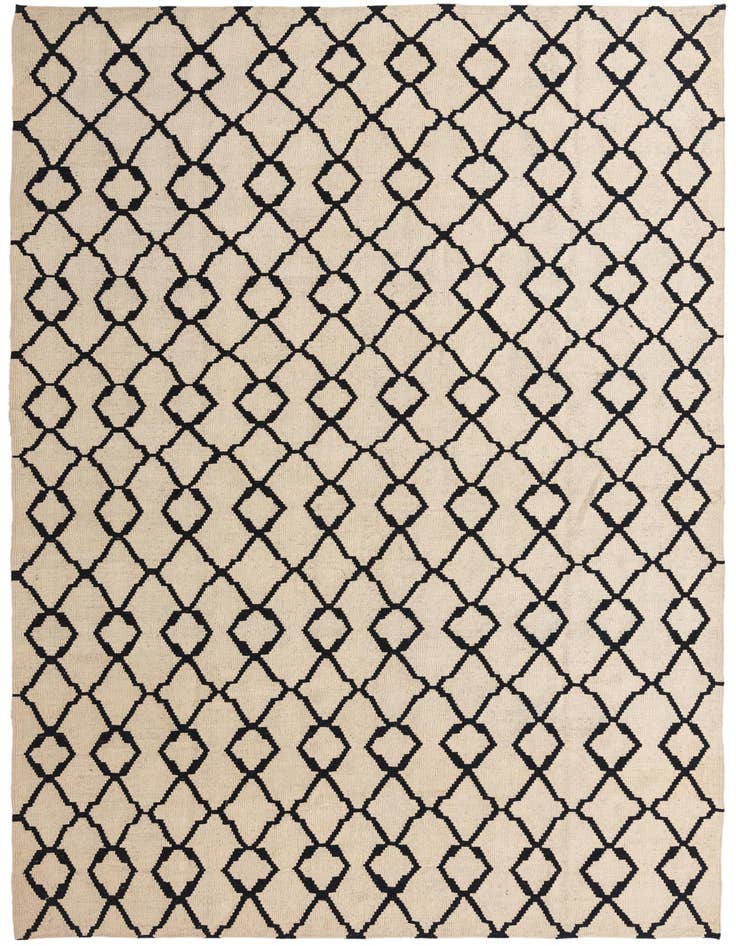 Detail image of 7' 2 x 10' Hand Woven Kilim Modern Wool Rug