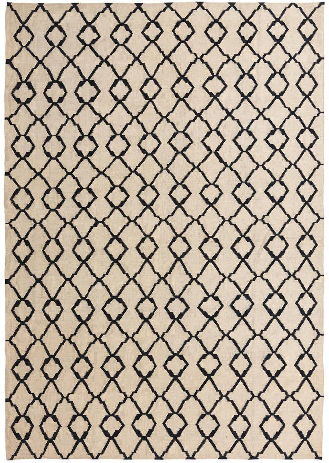 Detail image of 7' 2 x 10' Hand Woven Kilim Modern Wool Rug