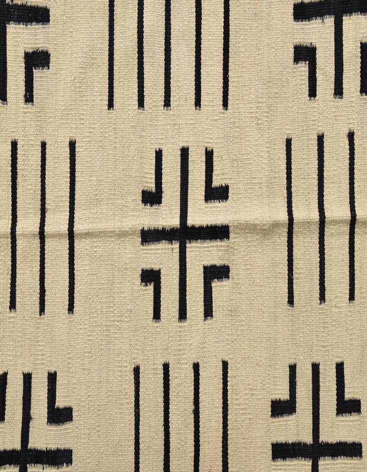 Detail image of 5' 4 x 6' 6  Hand Woven Kilim Modern Wool Rug