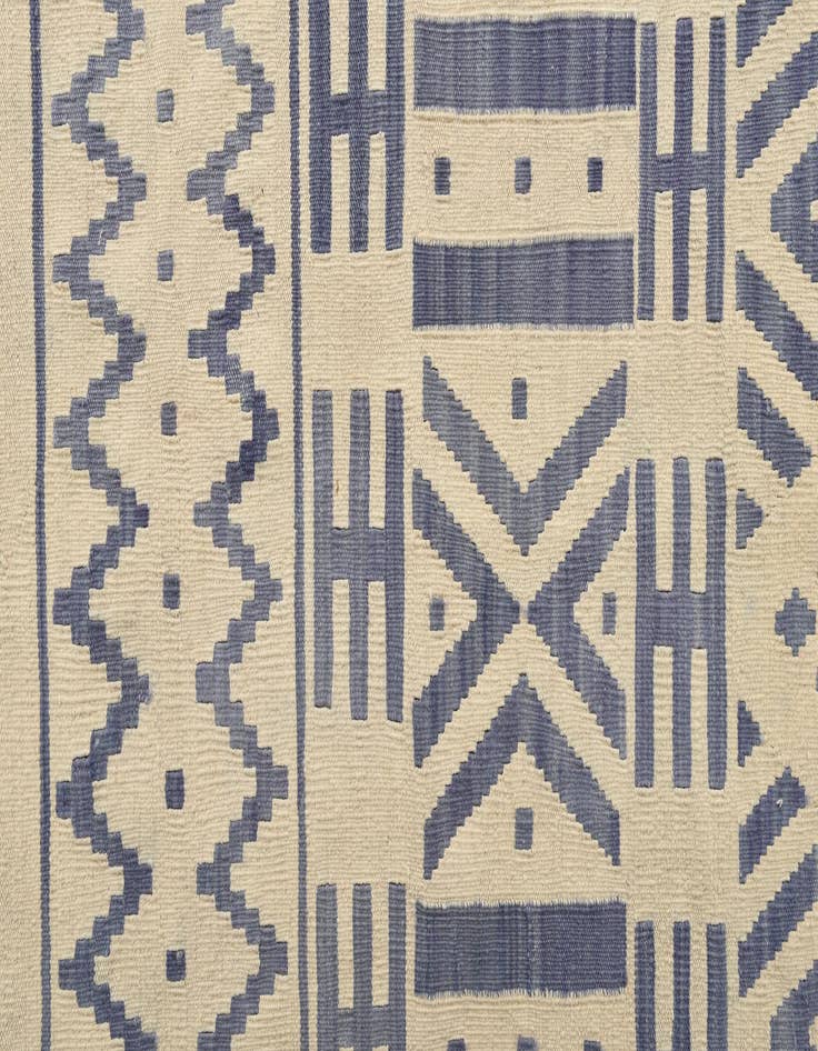 Detail image of 8' 6 x 9' 6  Hand Woven Kilim Modern Wool Rug