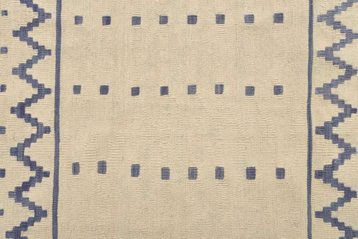 8' 6 x 9' 6 Hand Woven Kilim Modern Wool Rug
