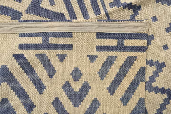 8' 6 x 9' 6 Hand Woven Kilim Modern Wool Rug