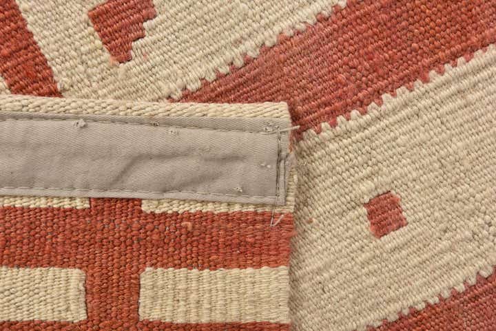 6' 10 x 9' 7 Hand Woven Kilim Modern Wool Rug