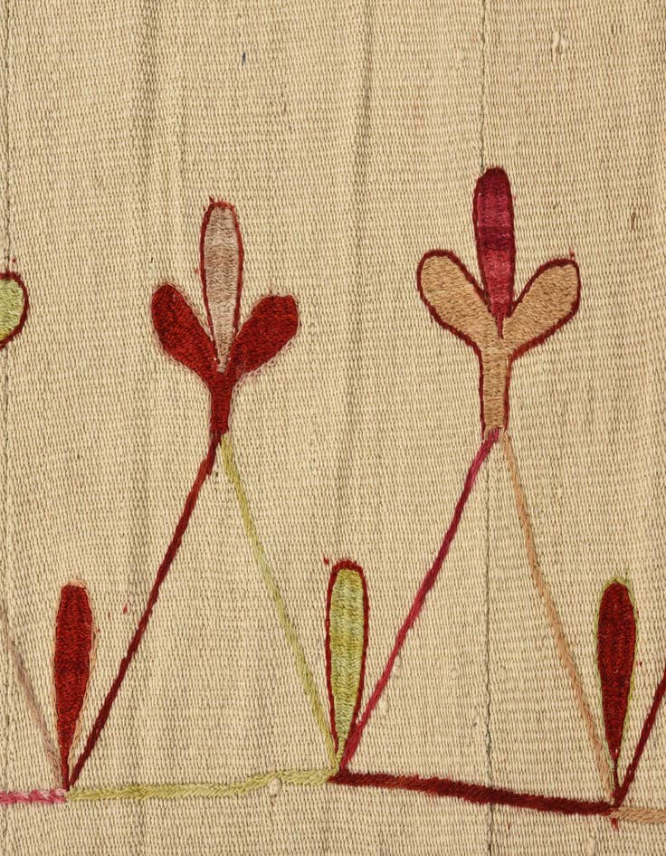 Detail image of 6' x 7' 4  Hand Woven Kilim Modern Wool Rug