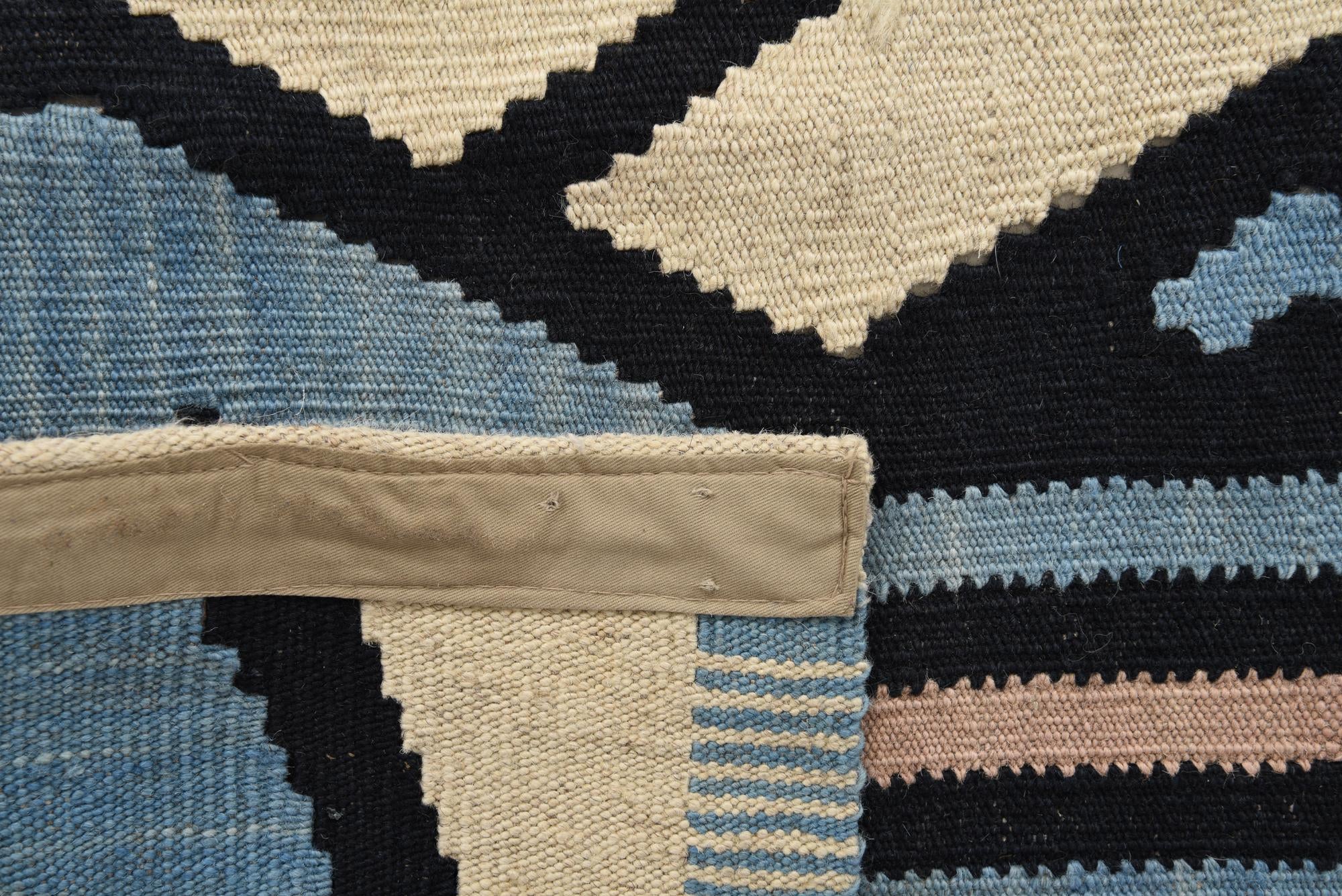 6' x 7' 10 Hand Woven Kilim Modern Wool Rug