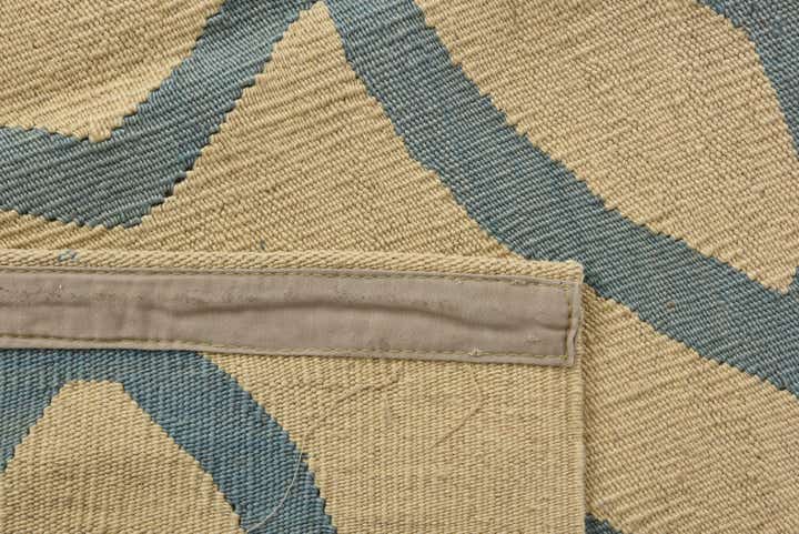 5' 2 x 6' 5 Hand Woven Kilim Modern Wool Rug