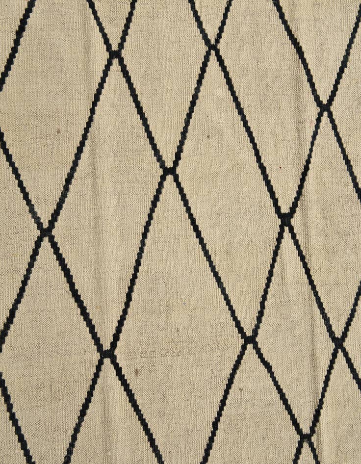 Detail image of 6' 2 x 7' 4  Hand Woven Kilim Modern Wool Rug