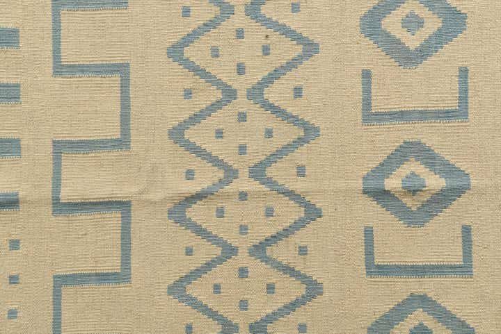 5' 9 x 7' 8 Hand Woven Kilim Modern Wool Rug