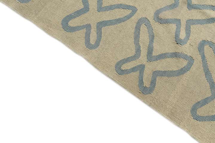 6' 10 x 9' 8 Hand Woven Kilim Modern Wool Rug
