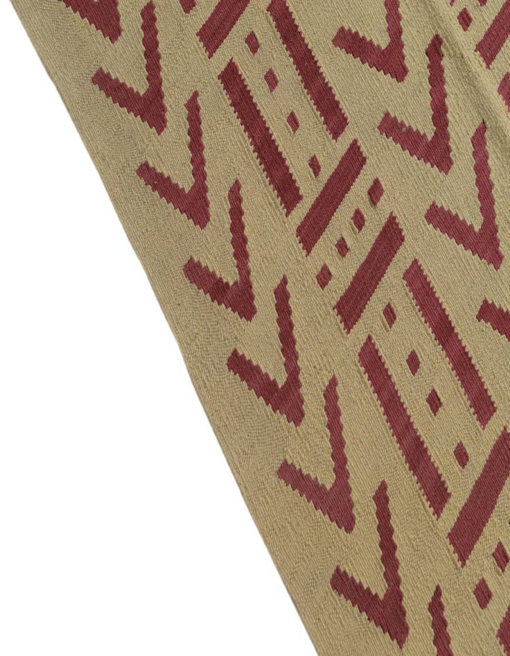 Detail image of 6' 9 x 9' 9  Hand Woven Kilim Modern Wool Rug