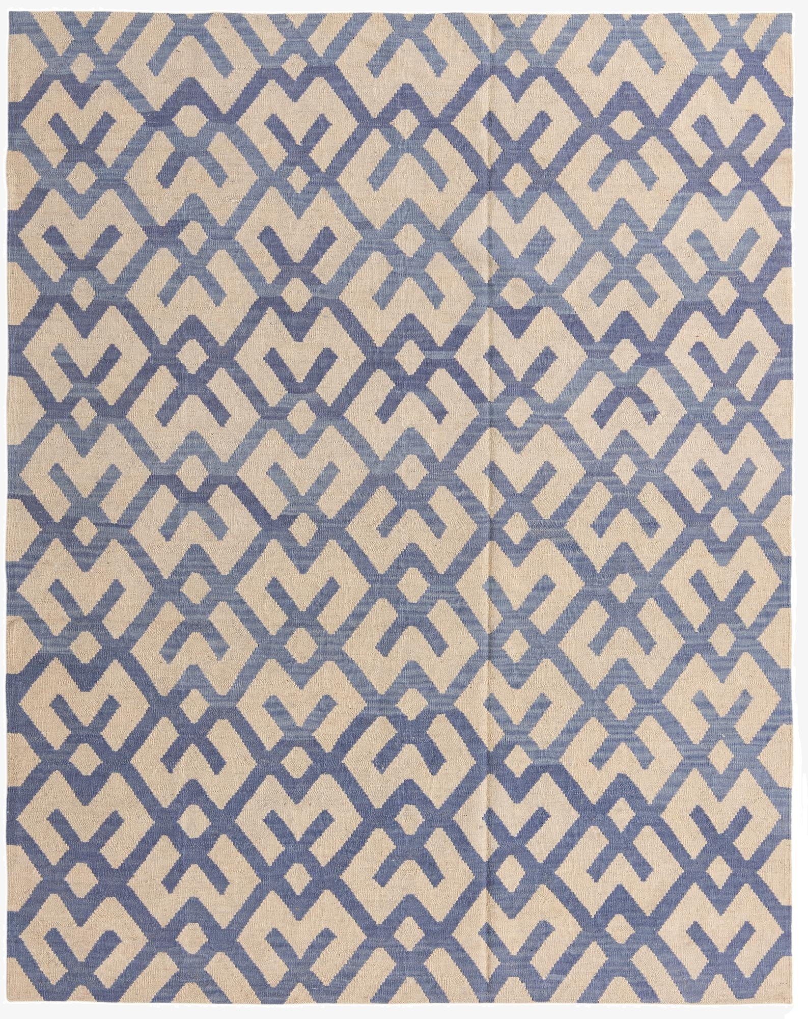 6' 2 x 7' 10  Hand Woven Kilim Modern Wool Rug
