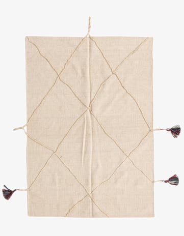 3' 5 x 5' Hand Woven Kilim Modern Wool Rug