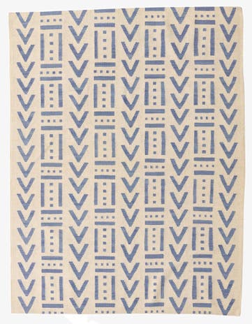 5' 1 x 6' 8 Hand Woven Kilim Modern Wool Rug